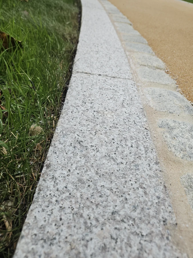 경계석버너구이 시공 전 현장